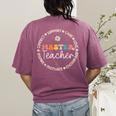 Master Teacher Appreciation Week Back To School Women's Comfort Colors T-Shirt Back Print Berry Master Teacher Appreciation Week Back To School Women's Comfort Colors T-Shirt Back Print Berry