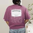 Matching Group Halloween Costume For Teachers Women's Comfort Colors T-Shirt Back Print Berry