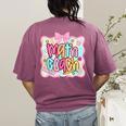 Math Coach Back To School Math Teacher Women's Comfort Colors T-Shirt Back Print Berry Math Coach Back To School Math Teacher Women's Comfort Colors T-Shirt Back Print Berry