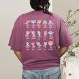 Math Equation Figures Algebra Dance Nerdy Teacher Joke For Men Women Girls Kids Women's Comfort Colors T-Shirt Back Print Berry
