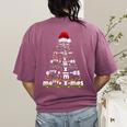 Math Equation Merry Xmas Season Teacher Christmas Tree Women's Comfort Colors T-Shirt Back Print Berry Math Equation Merry Xmas Season Teacher Christmas Tree Women's Comfort Colors T-Shirt Back Print Berry