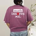 Math Inspires Me Spelled With Pi Day Teacher Women's Comfort Colors T-Shirt Back Print Berry Math Inspires Me Spelled With Pi Day Teacher Women's Comfort Colors T-Shirt Back Print Berry