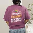 Math Teacher For Algebra Lovers Mathematics Women's Comfort Colors T-Shirt Back Print Berry Math Teacher For Algebra Lovers Mathematics Women's Comfort Colors T-Shirt Back Print Berry