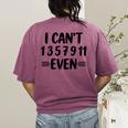 Math Teacher Can't Even Appreciation Science Day Women's Comfort Colors T-Shirt Back Print Berry Math Teacher Can't Even Appreciation Science Day Women's Comfort Colors T-Shirt Back Print Berry