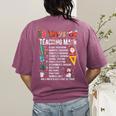 Math Teacher Christmas 12 Days Of Teaching Math Christmas Women's Comfort Colors T-Shirt Back Print Berry Math Teacher Christmas 12 Days Of Teaching Math Christmas Women's Comfort Colors T-Shirt Back Print Berry