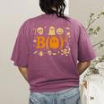 Math Teacher Ghost Shirt Cute Spooky Teacher Halloween Women's Comfort Colors T-Shirt Back Print Berry Math Teacher Ghost Shirt Cute Spooky Teacher Halloween Women's Comfort Colors T-Shirt Back Print Berry