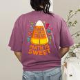 Math Teacher Halloween Costume Trick Or Treat Math Sweet Women's Comfort Colors T-Shirt Back Print Berry Math Teacher Halloween Costume Trick Or Treat Math Sweet Women's Comfort Colors T-Shirt Back Print Berry