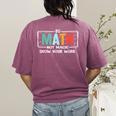 Math Teacher Do Math Not Magic Show Your Work Women's Comfort Colors T-Shirt Back Print Berry Math Teacher Do Math Not Magic Show Your Work Women's Comfort Colors T-Shirt Back Print Berry