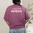 Mathlete For Math Team Students Algebra Math Teacher Women's Comfort Colors T-Shirt Back Print Berry Mathlete For Math Team Students Algebra Math Teacher Women's Comfort Colors T-Shirt Back Print Berry