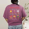 Merry Syllables Teacher Christmas Educational Kids Women's Comfort Colors T-Shirt Back Print Berry Merry Syllables Teacher Christmas Educational Kids Women's Comfort Colors T-Shirt Back Print Berry