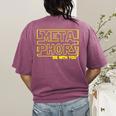 Metaphors Be With You English Teacher Shirts T-Shirt Women's Comfort Colors T-Shirt Back Print Berry