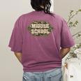 Middle School Camo Retro Back To School Teachers Women's Comfort Colors T-Shirt Back Print Berry Middle School Camo Retro Back To School Teachers Women's Comfort Colors T-Shirt Back Print Berry