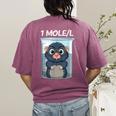 Mole Chemistry Chemist Student Science Teacher Women's Comfort Colors T-Shirt Back Print Berry Mole Chemistry Chemist Student Science Teacher Women's Comfort Colors T-Shirt Back Print Berry