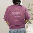 Montessori Children Grow In The Hands Of Teachers Women's Comfort Colors T-Shirt Back Print Berry Montessori Children Grow In The Hands Of Teachers Women's Comfort Colors T-Shirt Back Print Berry