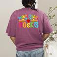 Montessori Rocks Montessori Teacher Back To School Women's Comfort Colors T-Shirt Back Print Berry Montessori Rocks Montessori Teacher Back To School Women's Comfort Colors T-Shirt Back Print Berry