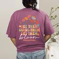Montessori Teacher Women's Comfort Colors T-Shirt Back Print Berry Montessori Teacher Women's Comfort Colors T-Shirt Back Print Berry