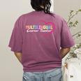 Multilingual Learner Teacher Heart Women's Comfort Colors T-Shirt Back Print Berry Multilingual Learner Teacher Heart Women's Comfort Colors T-Shirt Back Print Berry