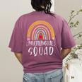 Multilingual Squad Multilingual Teacher Appreciation Kids Women's Comfort Colors T-Shirt Back Print Berry Multilingual Squad Multilingual Teacher Appreciation Kids Women's Comfort Colors T-Shirt Back Print Berry