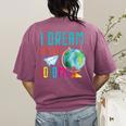 Multilingual Teacher In Dos Idiomas Linguist Language Women's Comfort Colors T-Shirt Back Print Berry