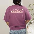 Music Teacher Life Musician Quote Music Education Matters Women's Comfort Colors T-Shirt Back Print Berry
