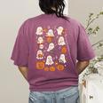 Music Teacher Orchestra Shirt Spooky Halloween Ghost Band Women's Comfort Colors T-Shirt Back Print Berry Music Teacher Orchestra Shirt Spooky Halloween Ghost Band Women's Comfort Colors T-Shirt Back Print Berry
