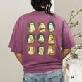 Music Teacher Orchestra Spooky Halloween Ghost Band Women's Comfort Colors T-Shirt Back Print Berry Music Teacher Orchestra Spooky Halloween Ghost Band Women's Comfort Colors T-Shirt Back Print Berry