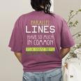 Nerdy Math Lovers Geometry Pun Mathematics Teachers Women's Comfort Colors T-Shirt Back Print Berry