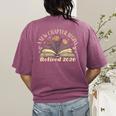 A New Chapter Begins Retired 2026 Teacher Retirement Women's Comfort Colors T-Shirt Back Print Berry