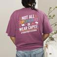 Not All Super Heroes Wear Capes Paraprofessional Teacher Women's Comfort Colors T-Shirt Back Print Berry Not All Super Heroes Wear Capes Paraprofessional Teacher Women's Comfort Colors T-Shirt Back Print Berry