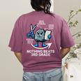 Nothing Beats 3rd Grade Back To School Kids Teachers Women's Comfort Colors T-Shirt Back Print Berry