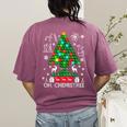 Oh Chemistree Scientist Chemical Christmas Xmas Teacher Women's Comfort Colors T-Shirt Back Print Berry Oh Chemistree Scientist Chemical Christmas Xmas Teacher Women's Comfort Colors T-Shirt Back Print Berry