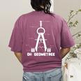 Oh Geometree Math Teacher Geometry Christmas Tree For Men Women Kids Women's Comfort Colors T-Shirt Back Print Berry
