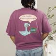 Oh Hello Kindergarteners Shirt Cute Pigeon Teacher Tee Women's Comfort Colors T-Shirt Back Print Berry Oh Hello Kindergarteners Shirt Cute Pigeon Teacher Tee Women's Comfort Colors T-Shirt Back Print Berry