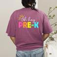 Oh Hey Pre-k Shirt Back To School Teachers Students Women's Comfort Colors T-Shirt Back Print Berry Oh Hey Pre-k Shirt Back To School Teachers Students Women's Comfort Colors T-Shirt Back Print Berry