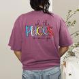 Oh The Places We Will Go Reading Day Book Lovers Teachers Women's Comfort Colors T-Shirt Back Print Berry Oh The Places We Will Go Reading Day Book Lovers Teachers Women's Comfort Colors T-Shirt Back Print Berry