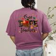One Dope Teacher Women's Comfort Colors T-Shirt Back Print Berry One Dope Teacher Women's Comfort Colors T-Shirt Back Print Berry