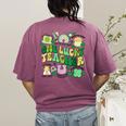 One Lucky Teacher St Patrick's Day Irish Teacher Lucky Era Women's Comfort Colors T-Shirt Back Print Berry One Lucky Teacher St Patrick's Day Irish Teacher Lucky Era Women's Comfort Colors T-Shirt Back Print Berry