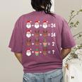 Order Of Operations Math Teacher Christmas Women's Comfort Colors T-Shirt Back Print Berry Order Of Operations Math Teacher Christmas Women's Comfort Colors T-Shirt Back Print Berry