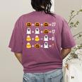 Order Of Operations Quiz Pumpkin Halloween Math Teacher Women's Comfort Colors T-Shirt Back Print Berry Order Of Operations Quiz Pumpkin Halloween Math Teacher Women's Comfort Colors T-Shirt Back Print Berry