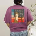 Otter Professor Teacher Teaching Maths Mathematics Women's Comfort Colors T-Shirt Back Print Berry Otter Professor Teacher Teaching Maths Mathematics Women's Comfort Colors T-Shirt Back Print Berry