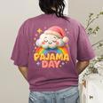 Pajama Day School Spirit Week Sleepy Cloud Teacher Student Women's Comfort Colors T-Shirt Back Print Berry Pajama Day School Spirit Week Sleepy Cloud Teacher Student Women's Comfort Colors T-Shirt Back Print Berry
