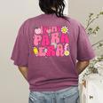 In My Para Era Teacher Back To School First Day Of School Women's Comfort Colors T-Shirt Back Print Berry