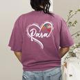 Para Heart Paraprofessional Teacher Paraeducator Women's Comfort Colors T-Shirt Back Print Berry Para Heart Paraprofessional Teacher Paraeducator Women's Comfort Colors T-Shirt Back Print Berry