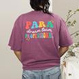 Para Paraprofessional Dream Crew Team Back To School Teacher Women's Comfort Colors T-Shirt Back Print Berry Para Paraprofessional Dream Crew Team Back To School Teacher Women's Comfort Colors T-Shirt Back Print Berry