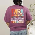 Paraeducator Paraprofessional SPED Teacher Women's Comfort Colors T-Shirt Back Print Berry Paraeducator Paraprofessional SPED Teacher Women's Comfort Colors T-Shirt Back Print Berry
