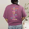 Paraprofessional Teacher Para Sped Ed Parapro Women's Comfort Colors T-Shirt Back Print Berry Paraprofessional Teacher Para Sped Ed Parapro Women's Comfort Colors T-Shirt Back Print Berry