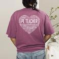 PE Physical Education Teacher PEAppreciation Coach Women's Comfort Colors T-Shirt Back Print Berry PE Physical Education Teacher PEAppreciation Coach Women's Comfort Colors T-Shirt Back Print Berry