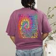 PE Teacher Phys Ed Tie Dye Physical Education Appreciation Women's Comfort Colors T-Shirt Back Print Berry