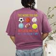 PE Teacher The More You Say Physical Education Teacher Women's Comfort Colors T-Shirt Back Print Berry