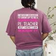 PE Teacher Shirt Physical Education Teacher Women's Comfort Colors T-Shirt Back Print Berry PE Teacher Shirt Physical Education Teacher Women's Comfort Colors T-Shirt Back Print Berry